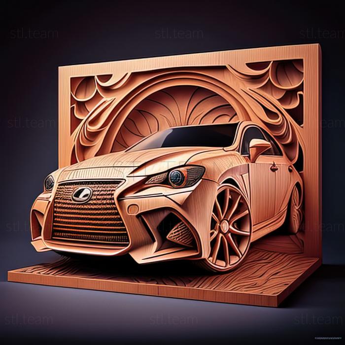 3D model Lexus IS F (STL)